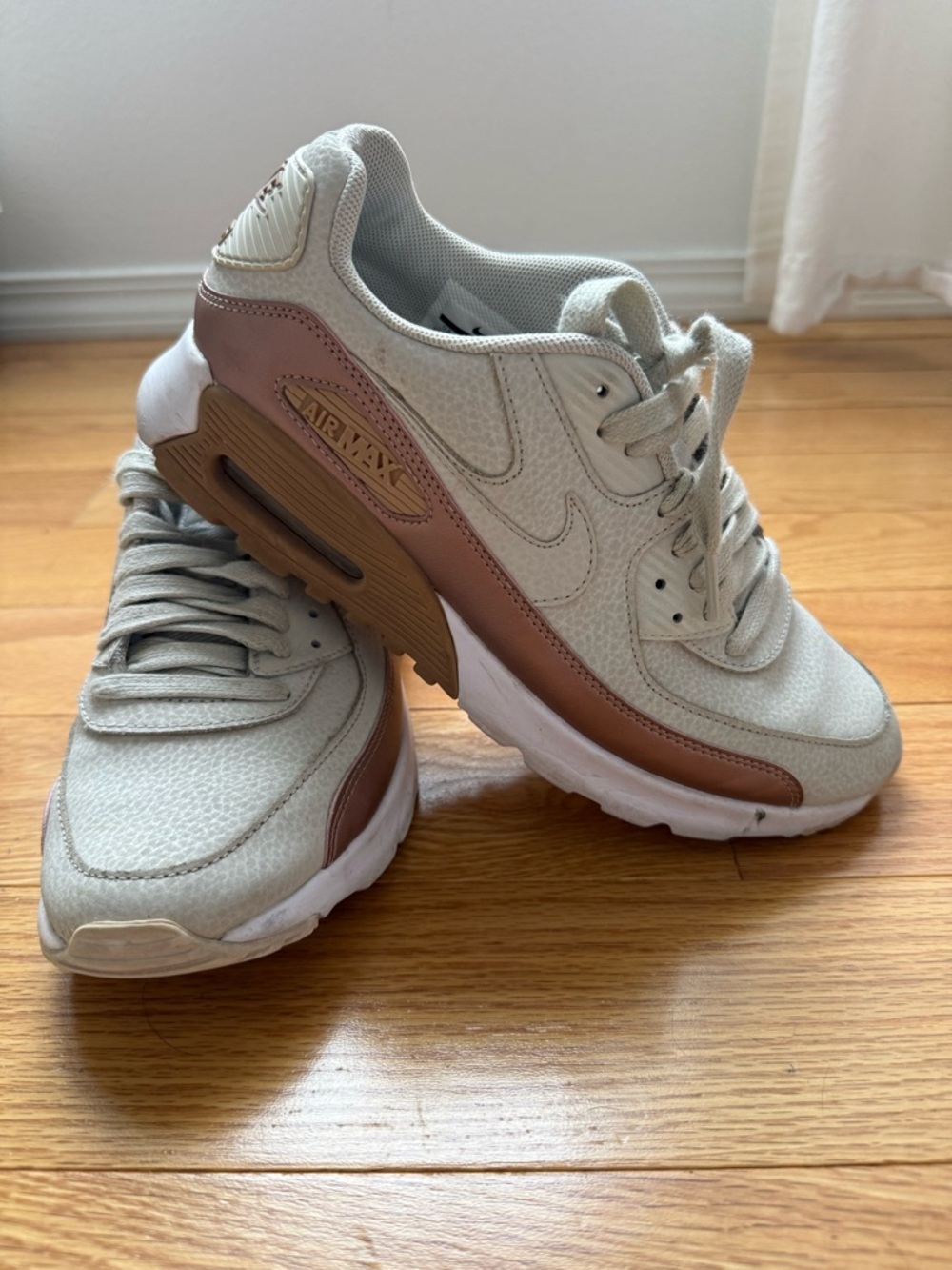 Nike Women’s Air Max Sneakers in Cream and Brown